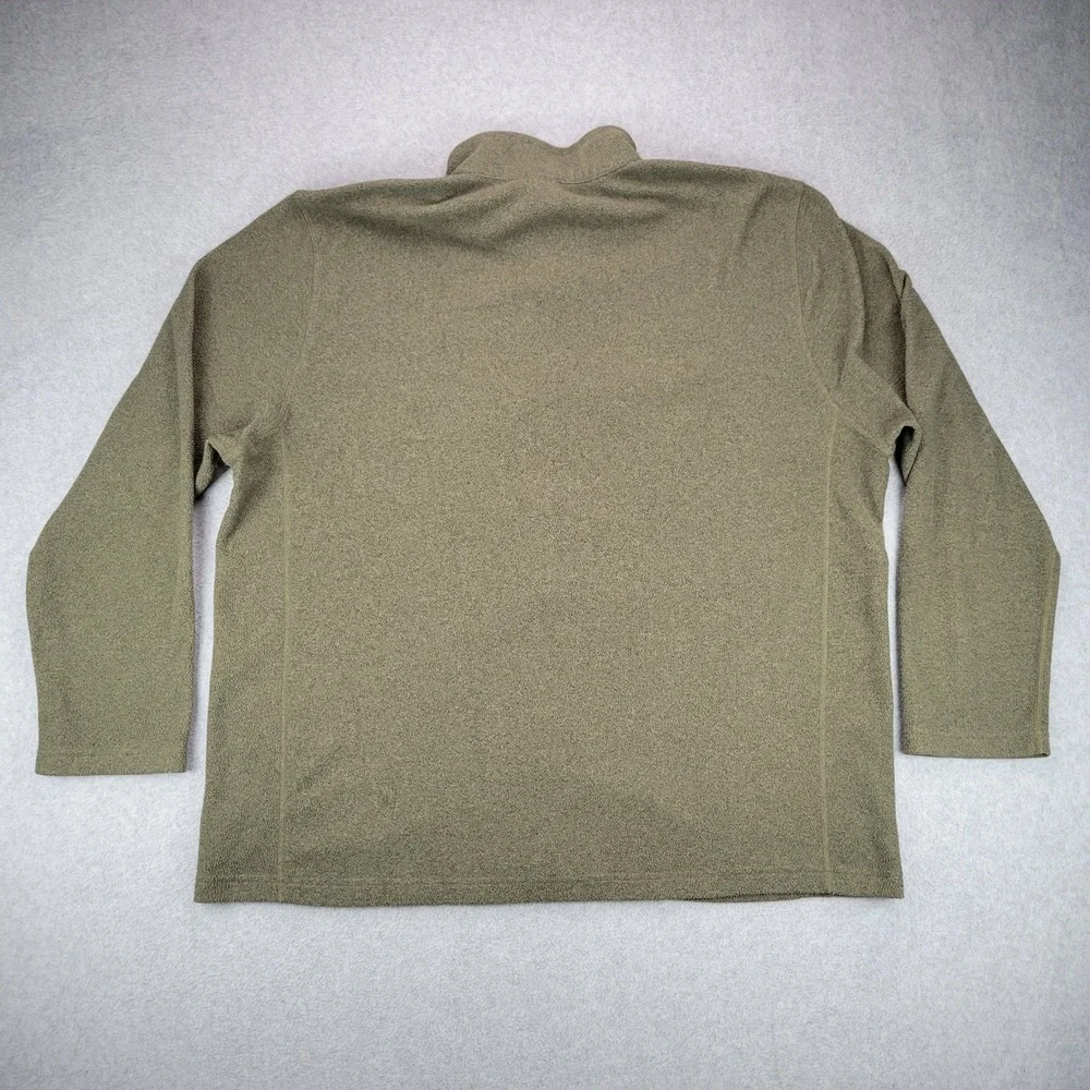 The North Face Fleece Jacket Mens XXL Olive Green Full Zip Fleece CP4D7D0